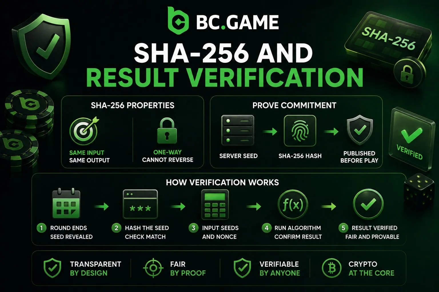 SHA-256 and Result Verification