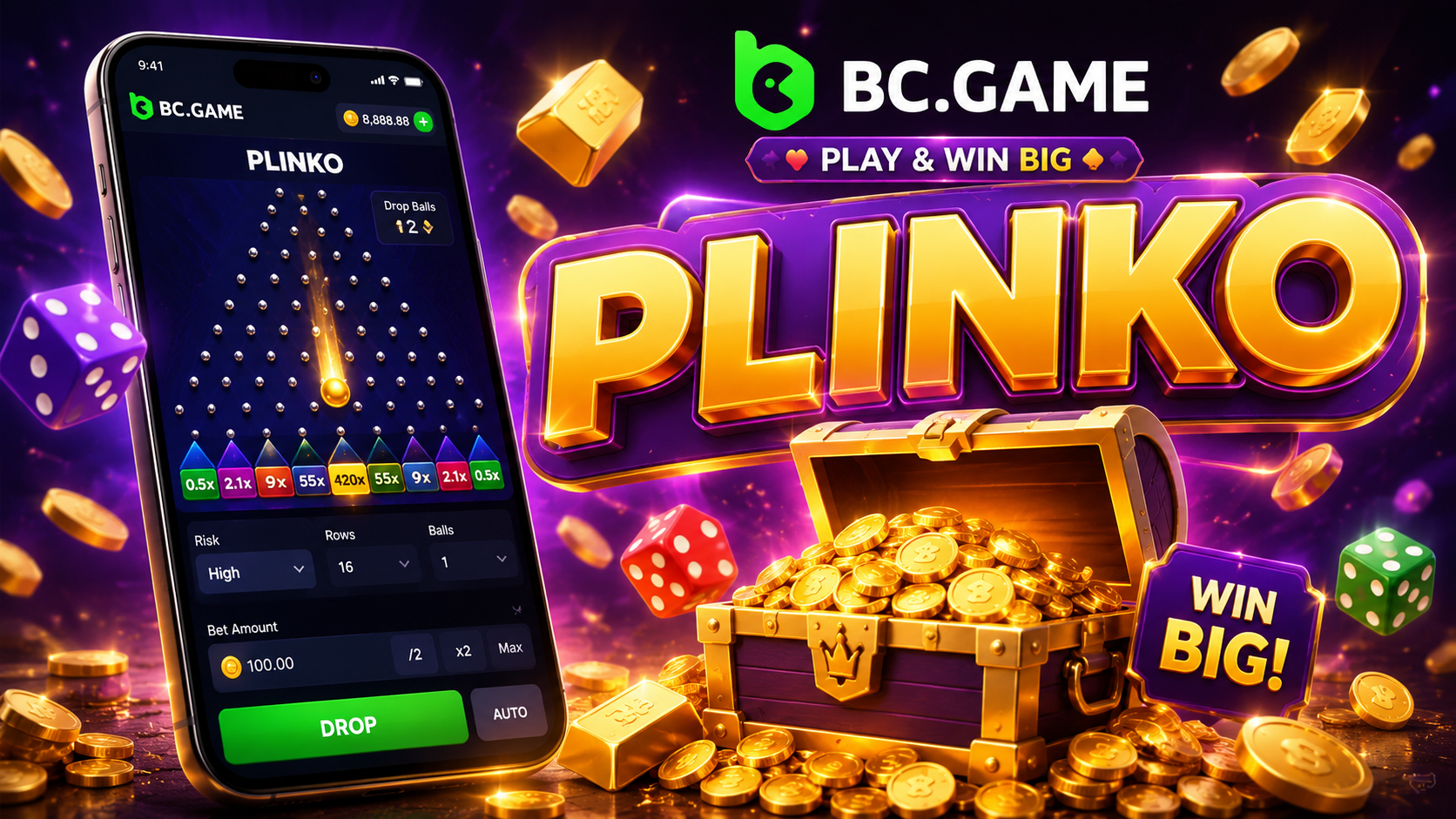 BC.Game Plinko App & APK