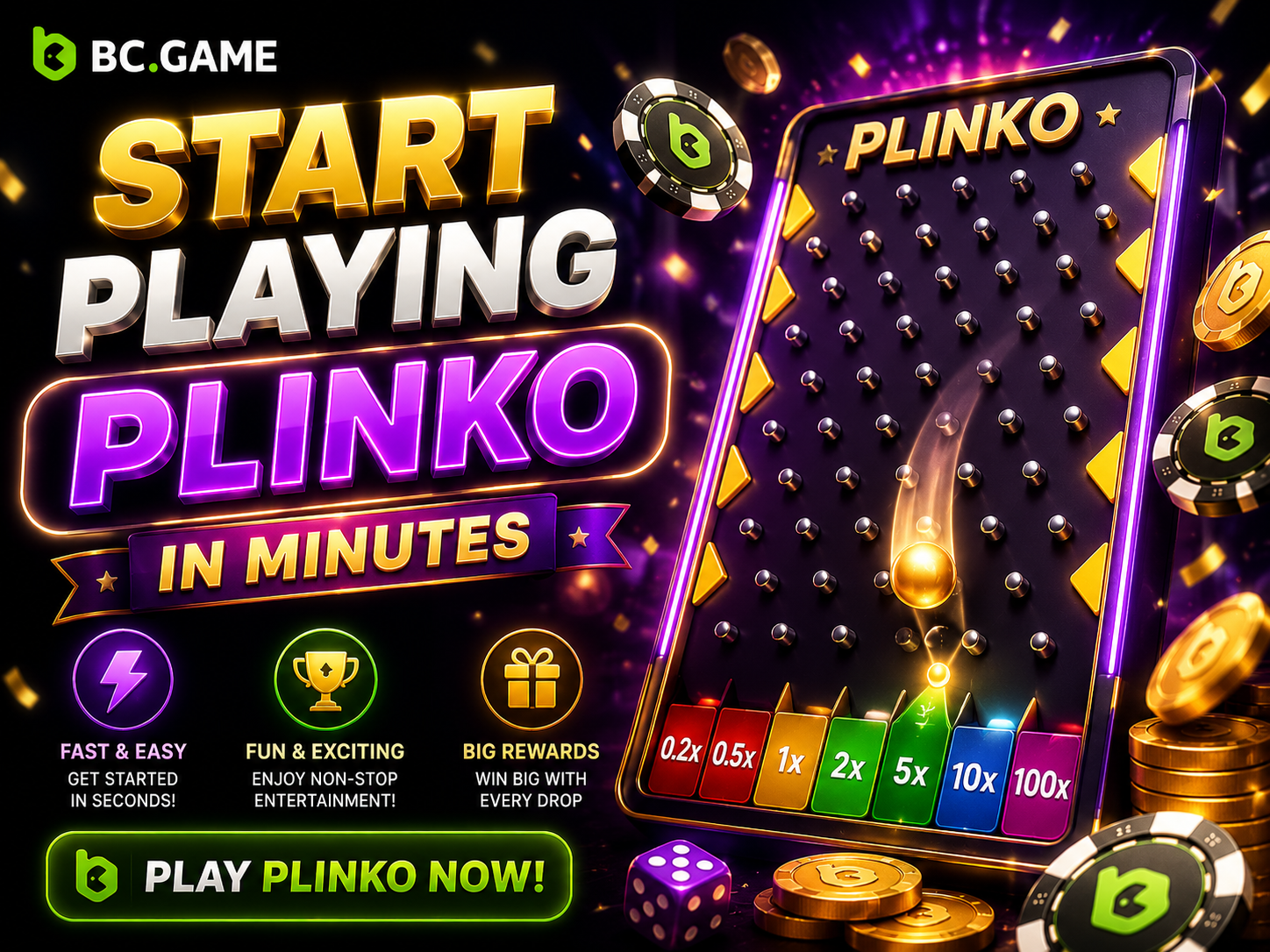 Start Playing Plinko in Minutes